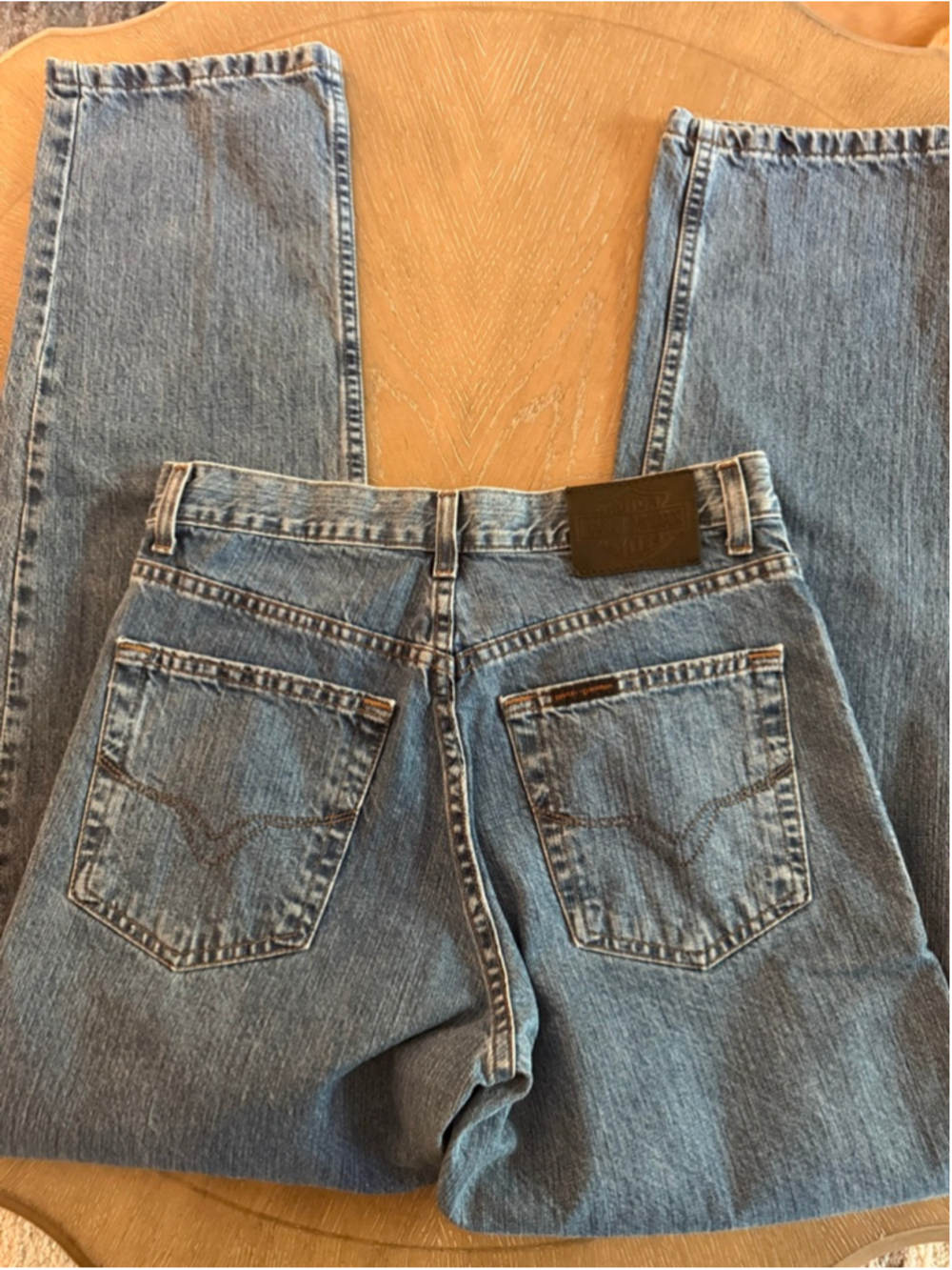 Women's Harley-Davidson Blue Straight Leg Jeans 30 - Picture 6 of 8